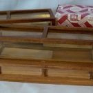 *Town Square Miniatures' Store Counter, Wood Finish, Sliding Doors, NOS, NIP