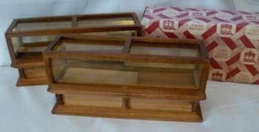 *Town Square Miniatures' Store Counter, Wood Finish, Sliding Doors, NOS, NIP