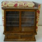 ***Wood Tone Display Case for Miniature Store or Shop, NIB, NOS