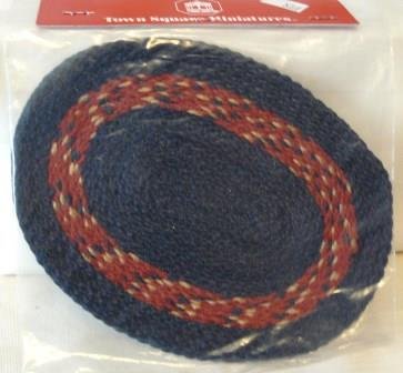 Town Square Miniatures' Braided Rug, Area Rug Size for Dollhouse, NIP, NOS
