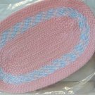 *Town Square Miniatures' Braided Rug, Room Size for Dollhouse, NIP, NOS