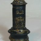 Old-fashioned Black Stove w/Gold Accents, NOS