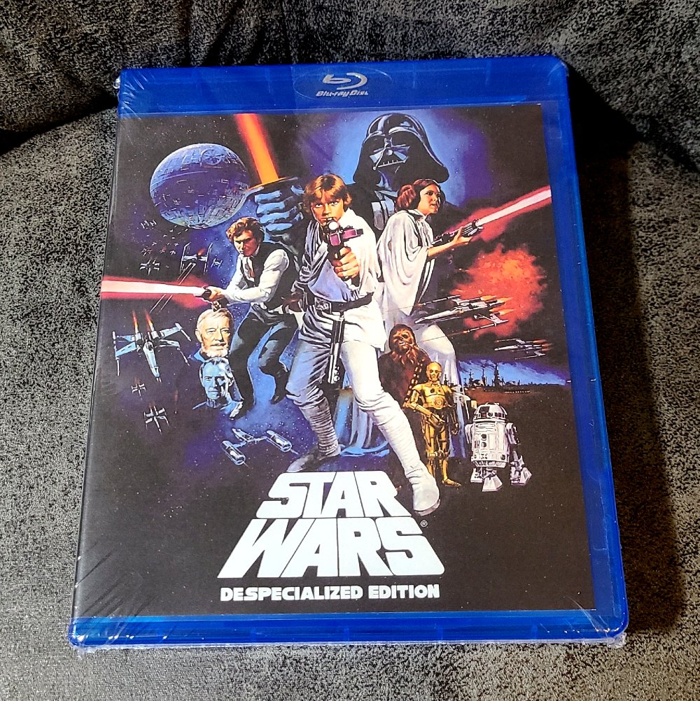 Star Wars (1977) Despecialized HD Blu-ray Movie New