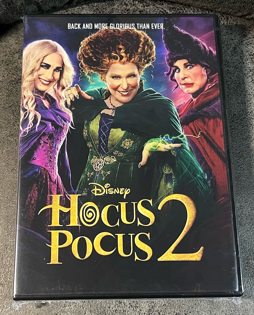 Hocus Pocus 2 DVD Movie Bette Midler Sarah Jessica Parker [2022, New]