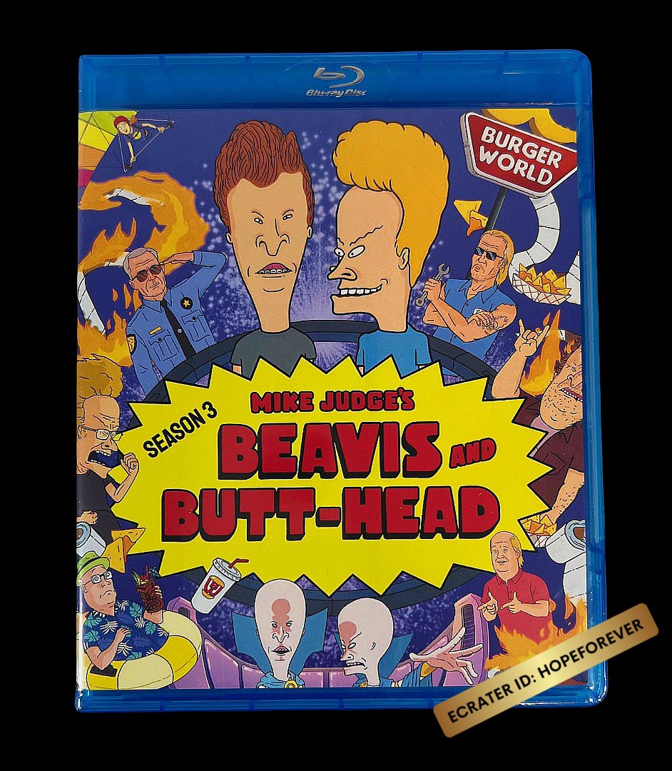 Beavis Butthead Season 3 Blu-ray [2025, New, Bluray]