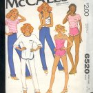 McCall's Sewing Pattern 6520 sports wear Size 8 Uncut