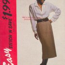 McCall's Sewing Pattern 6657 Handsome Skirt and Poet's Shirt Size 16 18 20