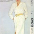 McCall's Sewing Pattern 6900 Classic belted shirtwaist dress Size 12 14 16