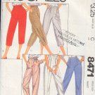 McCall's Sewing Pattern 8471 Pants, Six variations, Size 16