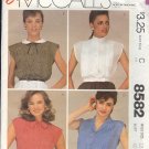 McCall's Sewing Pattern 8582 Sweet summer blouses, Size 18