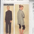 McCall's Sewing Pattern 8740 by Lida Baday, Big Shirt, 10-14 Pull on Pant, Leggings for knits