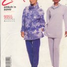 McCall's Sewing Pattern 9055, Top and Pants, Good for Fleece and stretch knits, Size 4 - 14