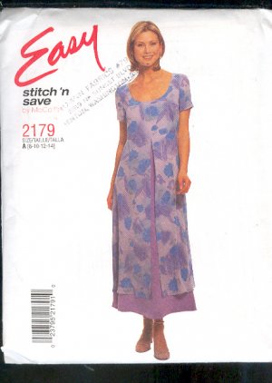 McCall's Sewing Pattern 2179  Pretty Dress Size 8-14