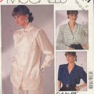 McCall's Sewing Pattern 2721 Three nice blouses Sizes 10 12 14