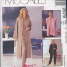 McCall's Sewing Pattern 2979 Ensemble : Duster or Jacket, top and pull on pants Size 8-18