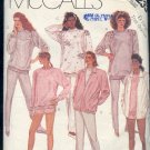 McCall's Sewing Pattern 3233 Pants, Shorts, Unlined Jacket, Top for stretch knits  Size 18 20