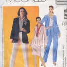 McCall's Sewing Pattern 3585 Skirt on Yoke, three variations, Size 4 - 10