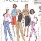 McCall's Sewing Pattern 3659 Skirt and Pants with variations, Size 12 - 18