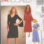 McCall's Sewing Pattern 4297 Dress with flirty sleeves, three variations, size 10 - 16