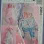 McCall's Sewing Pattern 2408 Infant Bunting and Hat, 13 - 24 lbs