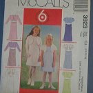McCall's Sewing Pattern 3923 Dress with Lined Jacket, 6 variations, Size 3 4 5 6