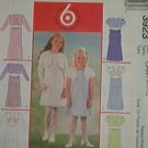 McCall's Sewing Pattern 3923 Girl's Dress with lined jacket and variations, Size 7-12