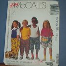 McCall's Sewing Pattern 5356 Shorts, Pants, T Shirt, Tank Top, Headband and belly bag, Size 4 5 6
