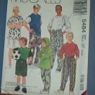 McCall's Sewing Pattern 5484 Stretch Knit Top, Pants and shorts for boys, size 4 5 6