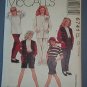 McCall's Sewing Pattern 6741 T Shirt (knit only)  Jacket, horts and Pants Size 10 12 14
