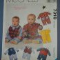 McCall's Sewing Pattern, Infant jumpsuit with variations, Size 10 - 24 lbs