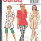 Burda Sewing Pattern 4019 Blouse/Jacket, Pull on Pants, Size 8-18