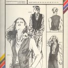 Stretch & Sew Sewing Pattern 320, Tailored Vests, four options, bust sizes 28 - 44