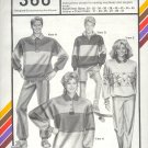 Stretch & Sew Sewing Patterns 366 Sport tops adult bust size 30-46, child chest size 21 - 31