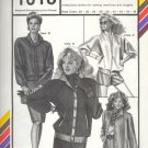 Stretch & Sew Sewing Pattern 1018 Saddle Shoulder Jackets, bust size 30 - 46