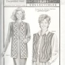 Stretch & Sew Sewing Pattern 4039 Decorated Vest, Bust size 30 - 46