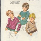 Kwik Sew Sewing Pattern 1013 Boy's Pullover shirt with neck and hem variations, Sizes 4 5 6