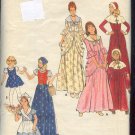 Butterick Sewing Pattern 4205 Pilgrim dresses including hats, Size 12