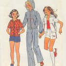 Simplicity Sewing Pattern 6913 Girls Hoody, Pants and Shorts, Size 12