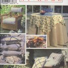 Style Sewing Pattern 2609 Cushions, Pillows, Table Cloth (2) & bread holder, One Size