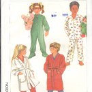 Simplicity Sewing Pattern 7199 Robe and Pajamas, footed too, size  3