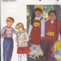 Simplicity Sewing Pattern 9178 Child's Hoody, Top, Pants, Jumper, Size 2 3 4