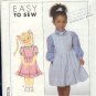 Simplicity Sewing Pattern 9282 Girl's Blouse and Jumper, Size 3-6