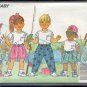 Butterick Sewing Pattern 5523, T shirt, Pants and shorts for sizes 5 6 6x