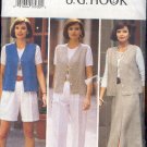 Butterick Sewing Pattern 3369 by J.G.Hook, Wardrobe Vest, Skirt, Pants and Shorts, Sizes 6 - 12