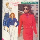 Butterick Sewing Pattern 3502 Crop Jacket, Two skirts and Pants, Size 12 14 16