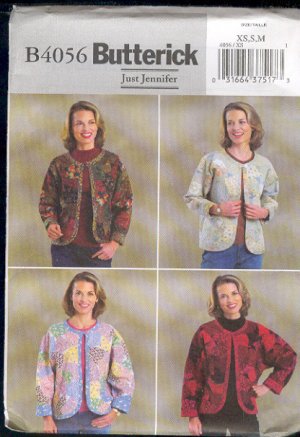 Butterick Sewing Pattern 4056 Patchwork Jacket by Just Jennifer, Sizes 6-14