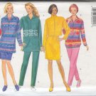 Butterick Sewing Pattern 4156 Pullover top with front zipper, 3 lengths, skirt and  pant, Size 16-22