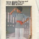 Butterick Sewing Pattern 4765 Tunic top and wideleg pand, Size 12-14