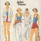 Butterick Sewing Pattern 5457 Pants, Top, Tank Top and Jacket with optional hood, Shorts, Size 16