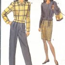 Vogue Sewing Pattern 8428 Pleated Waist jacket, skirt and pants, ize 8 10 12